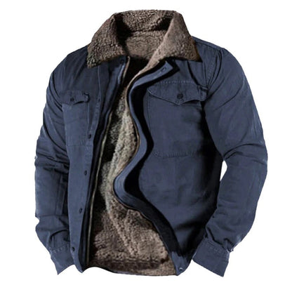 Warm quilted jacket with modern silhouette for men | Thomas